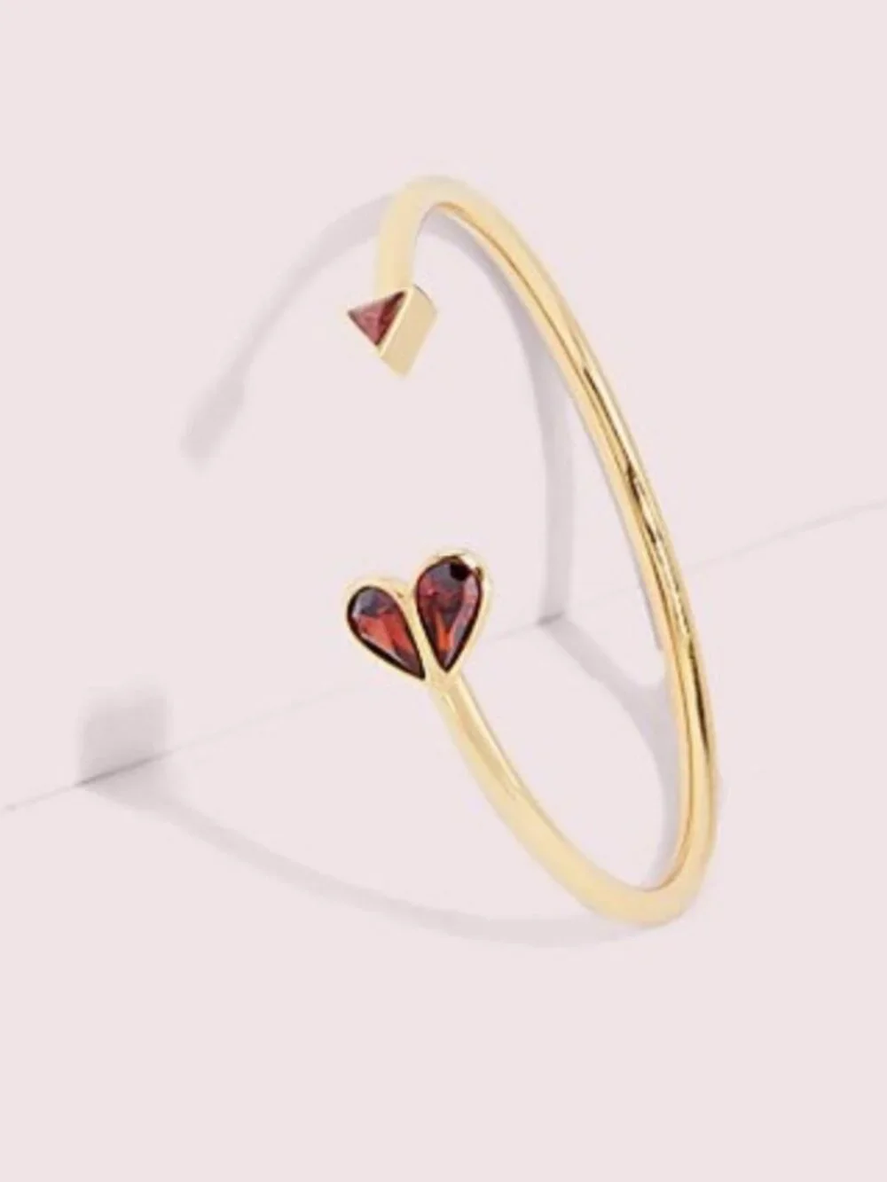 NWT~KATE SPADE~Rock Solid Stone Heart Flex Cuff